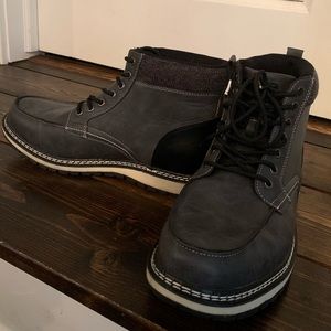 Men’s Grey Ankle Boots 10.5